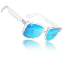 Gafas de Sol Sunier Retro Cuadradas con Acabado Mate UV400 Polarizadas