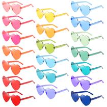 Gafas de Sol SUNOVELTIES Corazón Sin Montura para Fiesta Paquete de 20 Gafas de Sol SUNOVELTIES Corazón Sin Montura para Fiesta Paquete de 20