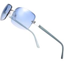 Gafas de Sol The Fresh Minimalistas Semiramadas Rectangulares Gafas de Sol The Fresh Minimalistas Semiramadas Rectangulares