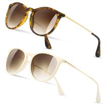 Gafas de sol vintage redondas SUNGAIT para mujer/hombre SGT567HPSC