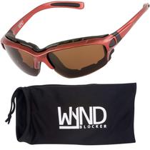 Gafas de Sol WYND Blocker 331 Polarizadas para Motocicleta Rojas Gafas de Sol WYND Blocker 331 Polarizadas para Motocicleta Rojas