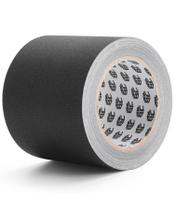 Gaffers Tape Bates - 10 cm x 21 m, preto, tecido revestido de polietileno