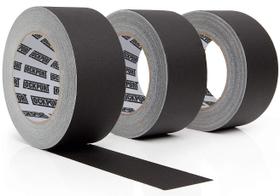 Gaffers Tape Lockport Black 5 cm x 27 m - pacote com 3 unidades Pro Black Gaff Gaffers Tape Lockport Black 5 cm x 27 m - pacote com 3 unidades Pro Black Gaff
