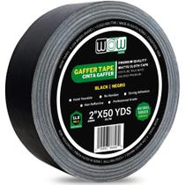 Gaffers Tape Wow 50 m x 5 cm, preta, livre de resíduos, não reflexiva Gaffers Tape Wow 50 m x 5 cm, preta, livre de resíduos, não reflexiva