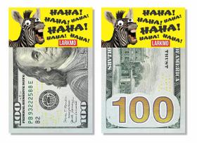 Gag Larkmo The Prank Zebra Funny 100 Bill Joke Office Prank Gag Larkmo The Prank Zebra Funny 100 Bill Joke Office Prank
