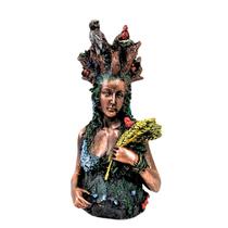 Gaia mãe terra Deusa estátua Geia Gaea Ou Gé Resina 22 cm