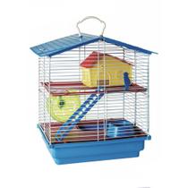 Gaiola 2 Andares Horizontal P/ Hamster Porquinho India Completa