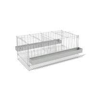 Gaiola arame codorna poedeira 2 div.quat