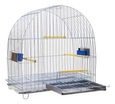 Gaiola Arco Duplex Luxo Calopsita Papagaio Zincada