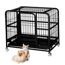 Gaiola Cachorro Cao Gato Pet Canil Pet Shop Transporte Rodinhas Bandeja Removivel Resistente Seguro Animal de Estimaçao