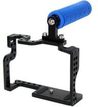 Gaiola Cage C4 para Panasonic GH4 Punho Handle Grip Espumado