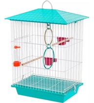 Gaiola Calopsita Acessórios Luxo Agaporne Aves Epóxi Viveiro