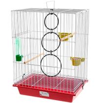Gaiola Calopsita Pássaros Luxo Completa Com Acessórios Para Pássaros Gaiola Calopsita Pássaros Luxo Completa Com Acessórios Para Pássaros