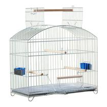 Gaiola Calopsitas E Passaros Similares Triplex Prata 040A