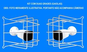 Gaiola Câmera Monitoramento - Kit 2 Unidades