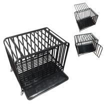 Gaiola Cao Pet Cachorro Gato Canil Pet Shop Bandeja Removivel Rodinhas Transporte Seguro Animal de Estimacao Movel