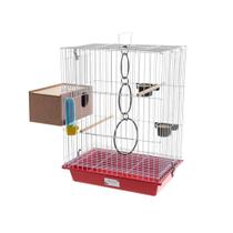 Gaiola com ninho externo para Agapornis Calopsita e Periquito Australiano Completa