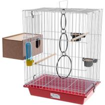 Gaiola Criadeira Agapornis Com Ninho + Acessórios Para Pássaros Aves - LMM pets Gaiola Criadeira Agapornis Com Ninho + Acessórios Para Pássaros Aves - LMM pets