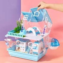 Gaiola de hamster PAASHE grande transparente para hamsters anões