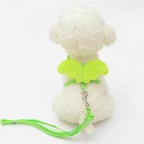 Gaiola de pássaro banhos de pássaros lindo anjo coleiras de cachorro de estimação trela ajustável acessórios para animais de estimação tamanho: m verde Gaiola de pássaro banhos de pássaros lindo anjo coleiras de cachorro de estimação trela ajustável acessórios para animais de estimação tamanho: m verde