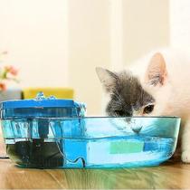 Gaiola de pássaros banhos de pássaros cão e gato filtro de circulação automática núcleo bebedouro suprimentos para animais de estimação plug cn azul