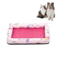 Gaiola de pássaros banhos de pássaros verão pet tapete lateral não removível para cães especificação da cama do animal de estimação: m 53x40x6cm melancia em pó Gaiola de pássaros banhos de pássaros verão pet tapete lateral não removível para cães especificação da cama do animal de estimação: m 53x40x6cm melancia em pó