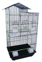 Gaiola de pássaros YML 46x36 cm Villa Top Black com portas