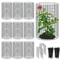 Gaiola de proteção de plantas de metal YEXEXINM 30 unidades 60x30x30 cm