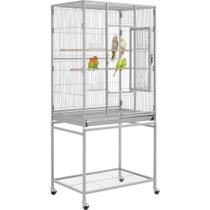 Gaiola Grande para Pássaros Yaheetech com Suporte 137cm para Pássaros Pequenos