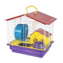 Gaiola Hamster 1 Andar Completo - Teto e Piso de Plástico - Jel Plast