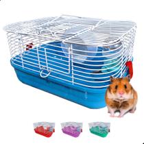 Gaiola Hamster Com Bebedouro Comedouro Completa Pop Star