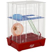 Gaiola Hamster Home 2 Andares com Rodinha Quatiguá