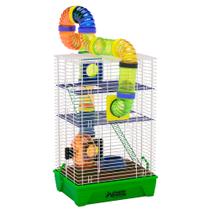 Gaiola Hamster Playground 3 Andares com Tubos Quatiguá - Gaiolas Quatiguá