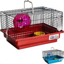 Gaiola Hamster Roedores Porquinho Da Índia Roda + Acessórios - JelPlast