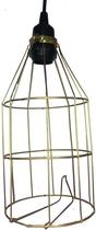 Gaiola longa protetora de lâmpadas 23X12cm c/ abraça soquete Gaiola longa protetora de lâmpadas 23X12cm c/ abraça soquete