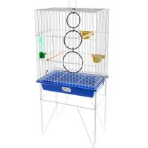 Gaiola Mini Viveiro Calopsita Pássaros Aves Agapornis Completa C/ Acessórios Para Aves