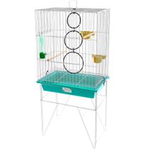 Gaiola Mini Viveiro Calopsita Pássaros Aves Agapornis Completa C/ Acessórios Para Aves