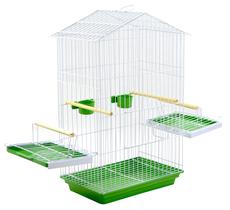 Gaiola Para Calopsita Mansa Epoxi Verde