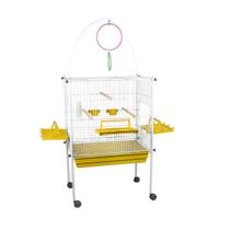 Gaiola Para Calopsitas Viveiro Triplex Com Rodinha Jel Plast