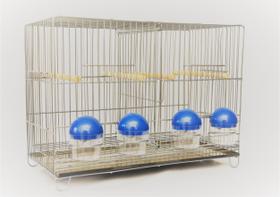 Gaiola para Criar Periquitos Australianos e Canários Cor Cinza Zincada Contrerapet Gaiola para Criar Periquitos Australianos e Canários Cor Cinza Zincada Contrerapet