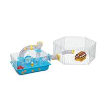 Gaiola Para Hamster Habitat Stickers Mouse Clube Azul Morapet