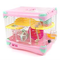 Gaiola para Hamster multifuncional, um andar, com casa, roda giratória, túnel e corda - Alice