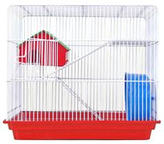 Gaiola Para Hamster Topolino Contrera Verm 3 Andares Epoxi Gaiola Para Hamster Topolino Contrera Verm 3 Andares Epoxi