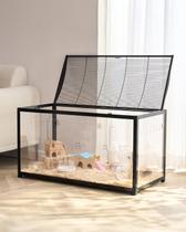 Gaiola para hamster VEVOR 360 com visualização de habitat transparente