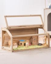Gaiola para hamster VEVOR Habitat de madeira com visualização de 270 82x41x41cm