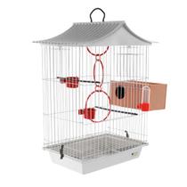 Gaiola Para Pássaros Calopsita Agapornis Periquitos Ninho Externo Completa Teto Chinês Gaiola Para Pássaros Calopsita Agapornis Periquitos Ninho Externo Completa Teto Chinês