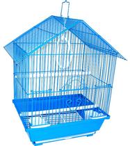 Gaiola para periquitos YML A1114MBLU House Top Style Small, 28x23x41 cm