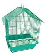 Gaiola para Periquitos YML A1114MGRN Estilo Casa Pequena 28x23x41 cm