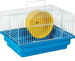 Gaiola para Transporte de Hamster e Pequenos Roedores Azul - ORNAMENTAL