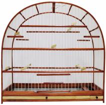 Gaiola Passarinho Em Madeira - Pássaro Curió